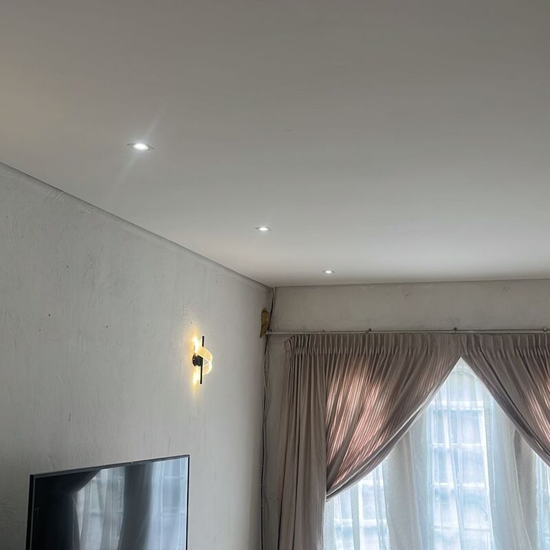 Shadowline Flush Plastered Ceiling